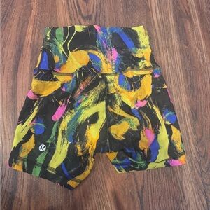 Lululemon Athletica Multicolor Bike Shorts